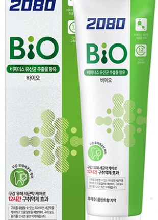 Dental clinic 2080 bio fresh cool mint toothpaste освіжаюча зубна паста з м'ятним смаком3 фото