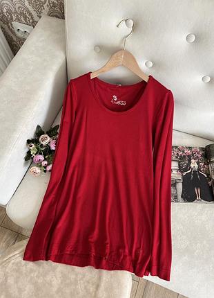 Красный лонгслив lindon