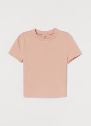 Вкорочена футболка h&m /кроп топ