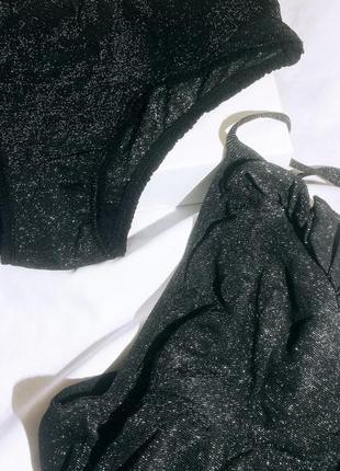 Черный комплект с ночной рубашкой5 фото