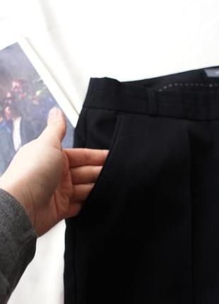 Базовые зауженные черные брюки plus size3 фото