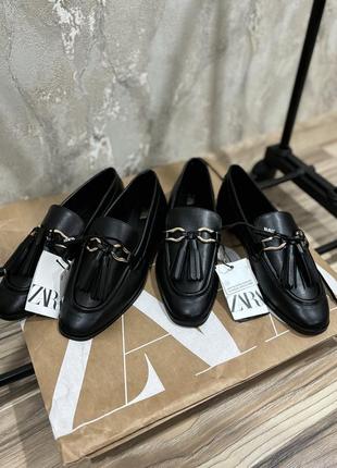Лоферы zara 36 размер