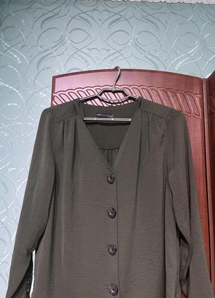 Рубашка цвет хаки