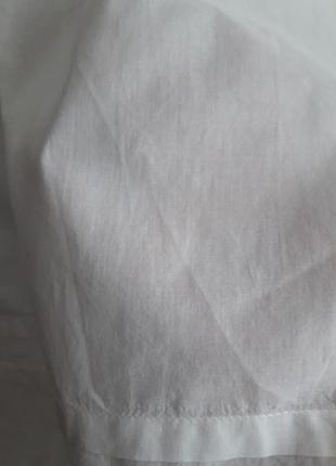 Белая блузка из тончайшего коттона mia moda, индия4 фото
