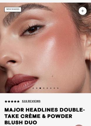 Двойные румяна patrick ta major headlines double-take crème &amp; powder blush duo4 фото