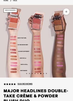 Подвійні рум’яна patrick ta major headlines double-take crème & powder blush duo5 фото