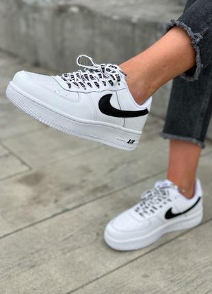 Кеди nike air force af 1 кеди кросівки білі