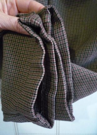 Dorothy perkins бомбезні звужені штани слакси в дрібну карту в стилі дербі casual5 фото