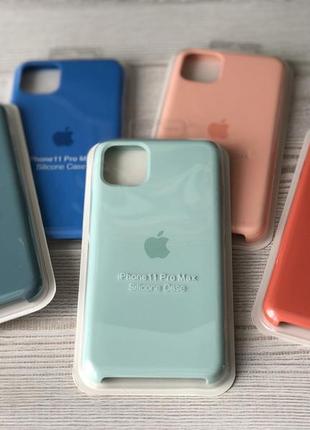 Силіконовий чохол для apple iphone silicone case3 фото