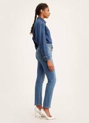 Джинсы levi's premium с высокой посадкой7 фото