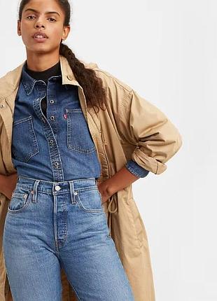 Джинсы levi's premium с высокой посадкой9 фото
