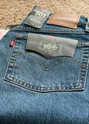 Джинсы levi's premium с высокой посадкой3 фото