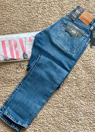 Джинсы levi's premium с высокой посадкой2 фото