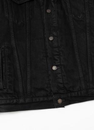 Levis sherpa trucker jacket black чоловіча куртка5 фото