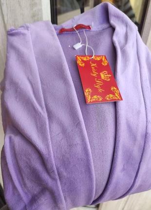 Подростковый домашний комплект 5 в 1, пижама и халат, велюровый комплект (134,140р)2 фото