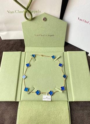 Брендовая подвеска в стиле van cleef (vca, ван клиф,клевер)♥️розовое золото♥️