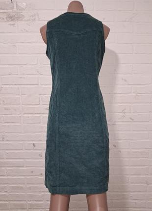 Женское вельветовое платье сарафан3 фото