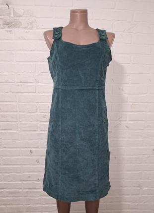 Женское вельветовое платье сарафан1 фото