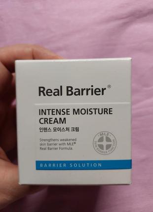 Крем для інтенсивного зволоження шкіри обличчя real barrier intense moisture cream 50ml