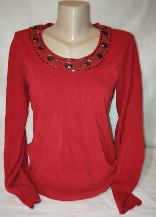 Светр джемпер бісер акрил