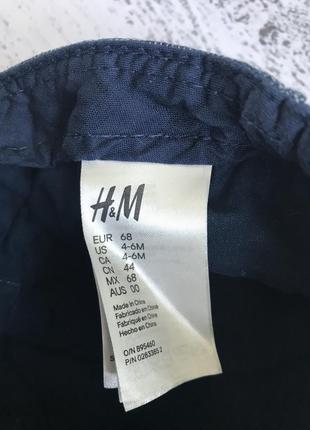 Крутая шапка головной убор кепка бейсболка h&m 4-6 мес2 фото