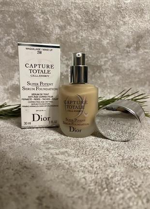 Dior capture totale super potent serum омолоджувальна коригуюча тональна сироватка spf 20