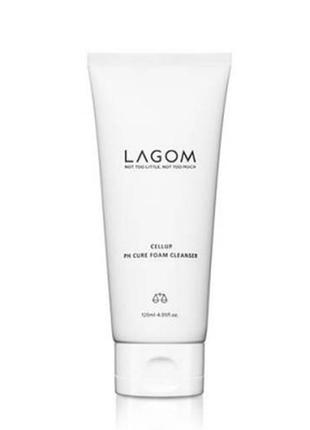 Пінка для вмивання lagom cellup ph cure foam cleanser 120ml