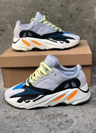 Кроссовки adidas yeezy boost 700 wave runner gray разноцветные