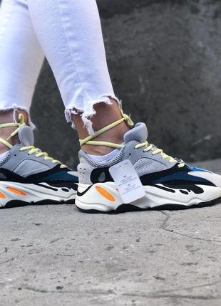 Кросівки adidas yeezy boost 700 wave runner gray різнокольорові6 фото