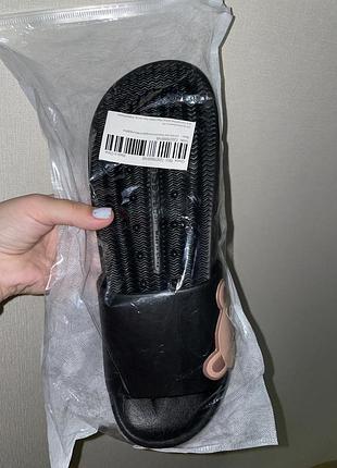 Шлепанцы летние резиновые с мишкой размер 37-38