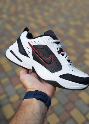 Кроссовки nike air monarch мужские, найк аир монарх кожаные кроссовки найк эир монарх черно-белые9 фото