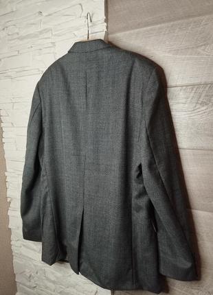Оригинальный мужской пиджак блейзер 100% шерсть hugo boss 52-542 фото