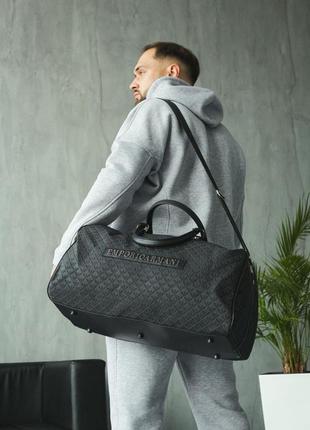 Дорожня спортивна сумка високої якості у брендовому стилі1 фото