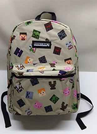 Рюкзак minecraft універсальна моделька для хлопчиків і дівчаток