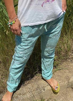 Шикарные льняные брюки италия