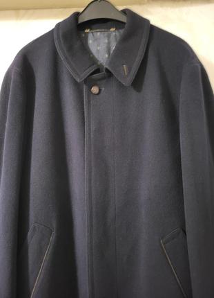 Черное длинное шерстяное мужское пальто westbury  оверсайз3 фото