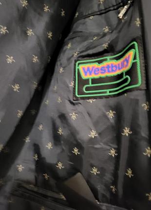 Черное длинное шерстяное мужское пальто westbury  оверсайз10 фото