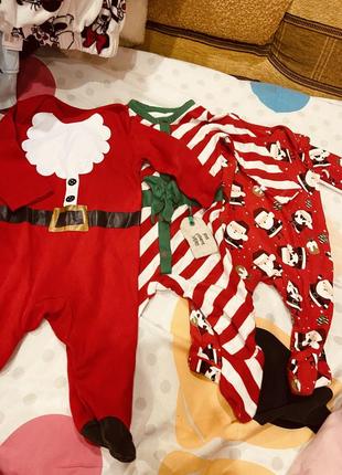 Человечки новогодние дед мороз подарок 🎁