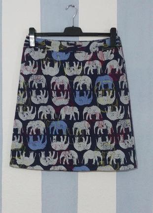 Гарна незвичайна спідниця принт вишивка англія