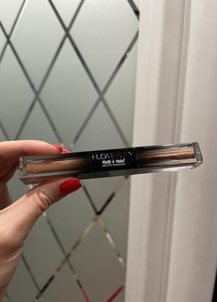 Жидкие тени для век matte &amp; metal melted shadows huda beauty