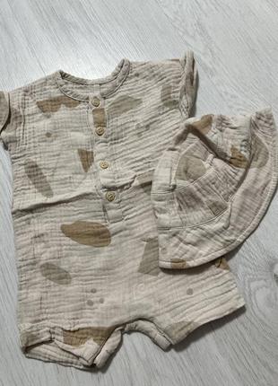 Муслиновый ромпер песочник