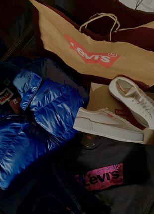 Levis белые кроссовки