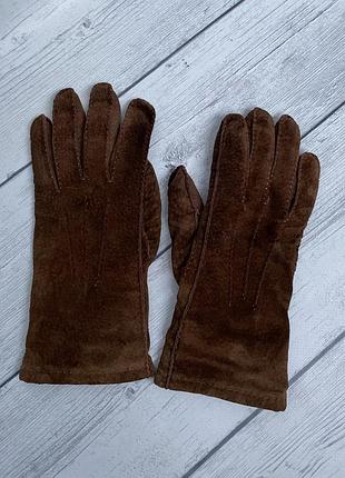 Перчатки женские замша/нубук размер 7,8