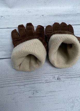 Перчатки женские замша/нубук размер 7,8