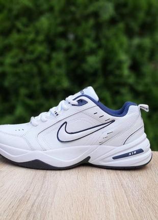 Кроссовки nike air monarch мужские, найк аир монарх кожаные, кроссовки найк эир монарх белые5 фото