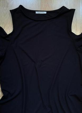Чорне плаття pieces (віскоза+еластан), р. 38/402 фото