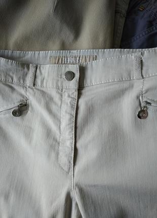 Р 16 / 50-52 светлые легкие джинсы штаны брюки скинни узкие хлопок стрейчевые zerres7 фото