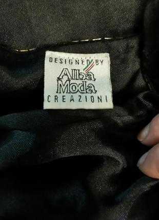 Блуза без рукавов с бисером вечерняя топ alba moda винтаж винтажная6 фото