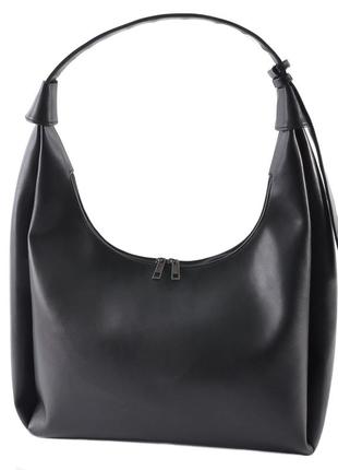 Классическая женская сумка черная вместительная сумка на плечо сумка с плечовым ремнем сумка из экокожи