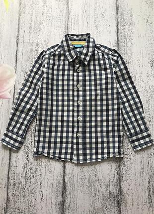 Крутая рубашка в клетку hema 3-4 года